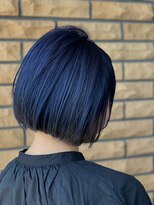 アットウィルヘアー(at will hair) ネイビーグレー×ボブ[成田/成田駅/京成成田駅/学割U24]