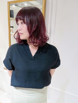 リンカラン ルリエ(LINGKARAN Relier) ダークピンクブラウン