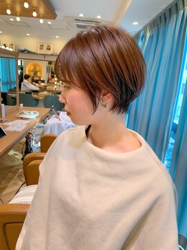 ロンド パルティール 大宮(Lond partir) 【石田勇士郎】デザインカラー厚めバングローライトスリークボブ