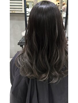 トルネード(TORNADO) グレージュアッシュ/毛先ハイライトバレカラー/透明感  A1-30