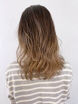 アイティーバイアルバム 八王子店(IT by ALBUM) ベージュグラデーション_マロンベージュAラインボブ_ba325421