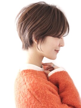 ロビー 表参道(ROBBY) フェザーバングマッシュショート／マロンベージュ／20代30代40代