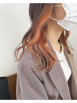 ノチ(Noci) 【和田寧々】オレンジ/インナーカラー/秋冬カラー