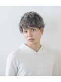 メンズ王道スタイルマッシュウェーブスタイル