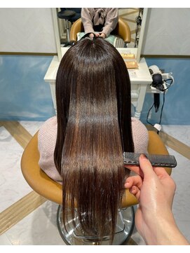 ロンド ストラーダ 心斎橋(Lond strada) イメチェンチェリーブラウンフェミニンロング