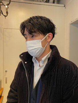 ガレージ バイ グリーン 原宿 表参道(Garage by green) 【MIIMAN】カルマ風センターパート