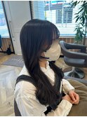 結んでも下ろしても可愛い顔まわり×ヨシンモリ