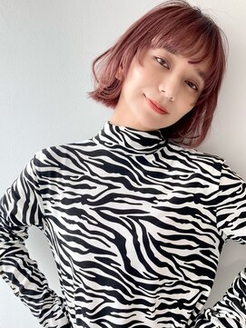 ルーシィバイナチュラル(lucy by Natural) くびれボブ/ピンクベージュ