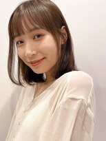 アンヘアー(UNHAIR by shiomiH)&nbsp;大人かわいいココアブラウンボブ