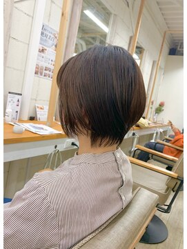 キリエ 豊川稲荷口店(KYLiE) ボブベースのショートヘア×ヘルシースタイル