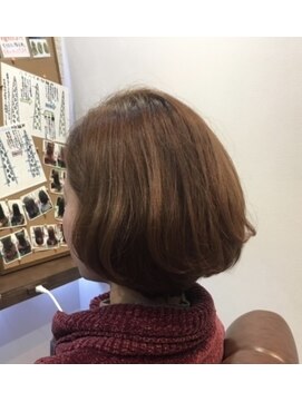 ヘアー サロン アットシュシュ(Hair Salon At'shushu) デジタルパーマで作るふんわりぼぶぅ