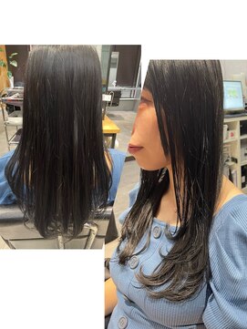 ネウィ 池袋(newi) 【レイヤーカット】×【ダークカラー】