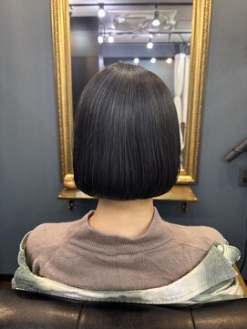 ユニコヘア(unico hair) ブラック×ボブ