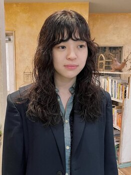 ヴァンダンジュ(Vendange)の写真/【Vendange×PERM】ダメージレスなパーマで髪にニュアンス演出…動きのでるパーマで髪にも遊び心を