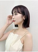 イメチェン美髪小顔似合わせカットサイドバング外ハネボブカット
