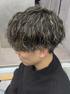 ゼスト パーク(ZEST PARK) 波巻きパーマ×ハイライト