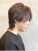 調布センターパートフェザーパーマニュアンスツイストスパイラル