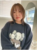 ウルフ 顔まわり レイヤー