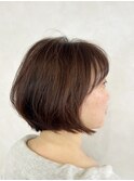 大人かわいいナチュラルボブ