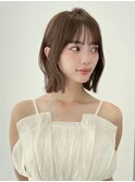 大人ウェーブボブ