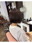 切りっぱなしボブ