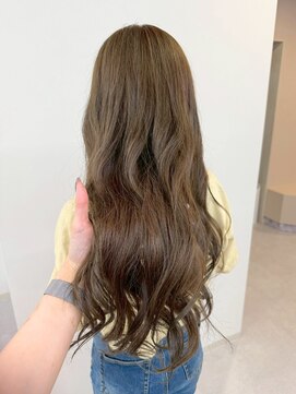 エトレ(etore) ブリーチなしダブルカラー/ブラウンベージュ/ロングレイヤー