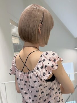 ラック 表参道(LUCK) ミニマルボブ/ミルクティーベージュ/グレージュ/ミニボブ