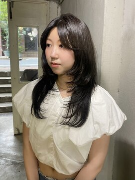 ロイジー(roijir) 表参道 roijir オリーブグレージュ × ハッシュカット