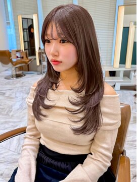 アテナ(ATENA) 【直樹】グレージュカラー/透明感カラー/ハッシュカット