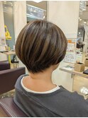 ショートボブ／ブリーチメッシュ/8トーンアッシュ &nbsp;
