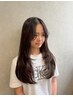 【ちひろ指名・ロング韓国風レイヤー限定】カラー診断付◎カット+カラー+Sh