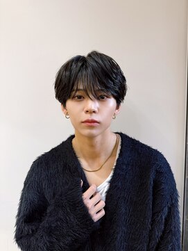 ロンド ロワール 門前仲町(Lond Loire) MEN'S HAIR/シースルーマッシュ/ブルーブラック/門前仲町