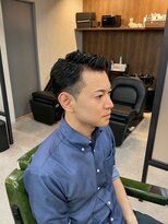 オールマンバーバーショップ 流山おおたかの森(Allman Barbershop)&nbsp;リバースセンターパート/ニュアンスパーマ/ダウンバング/流山