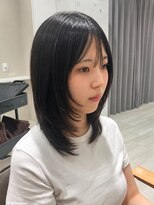 ヒョンミョン ライズバイレボ 取手店(hyon myon/RISE by REVO)&nbsp;レイヤーカット/ミディアムレイヤー【取手/取手駅】