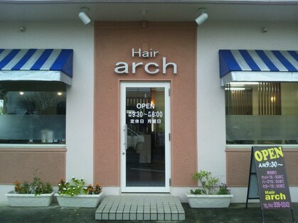 ヘアアーチ(Hair arch)の写真