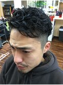 LEON神立店 THE男!!2ブロック刈り上げパーマ