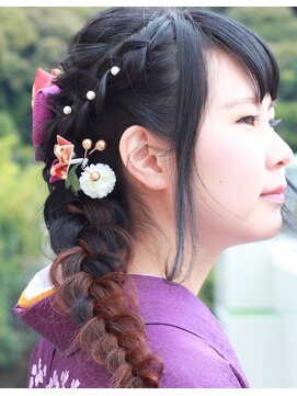 ビアージュ(Viage) 【卒業式】編みおろしアレンジ