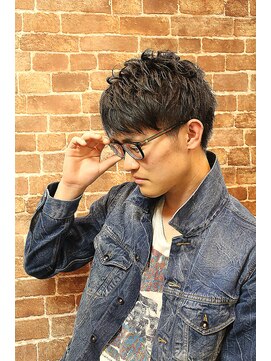 ヒロギンザ 池袋東口店(HIRO GINZA) ナチュラルショート【池袋】＜理容室/メンズ/ショート/個室＞