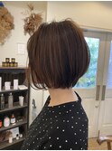 前下がりショートボブ