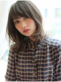 11月1日NEWオープン銀座大人可愛い小顔ひし形レイヤーグレージュ