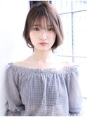 シースルーバング/韓国風/シアベージュ