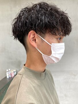 フィフス 天神大名(fifth) ツイストスパイラルパーマメンズパーマ波巻きパーマツーブロック