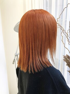 ハイブ 金沢(Hive) ブリーチハイトーンカラーショートボブツヤ髪スタイル髪質改善