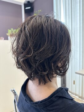 イースト(YEAST) ショートボブ×パーマ