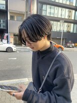 ヌープヘアーアイス(NUUP.hair ici) メンズカットニュアンスセンターパートナチュラル