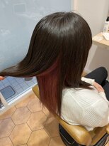 アズール 草加(azule)&nbsp;インナーカラー　ピンク