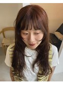 アンブレラカラー オレンジベージュ