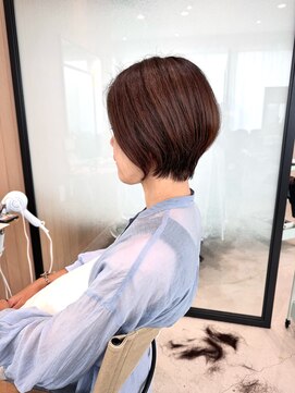 ファムバイアヴァンス(Femme by AVANCE.) 前髪なし/ボブ目ショート/ショートボブ20代30代40代【玉川沙希】