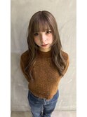 YOKE/ミルクティー/ベージュ/透明感/ロング