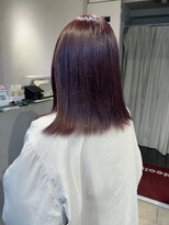 テトラ バイ ネオリーブ 横浜西口店(tetra by neolive)&nbsp;ブリーチなしボルドーカラー